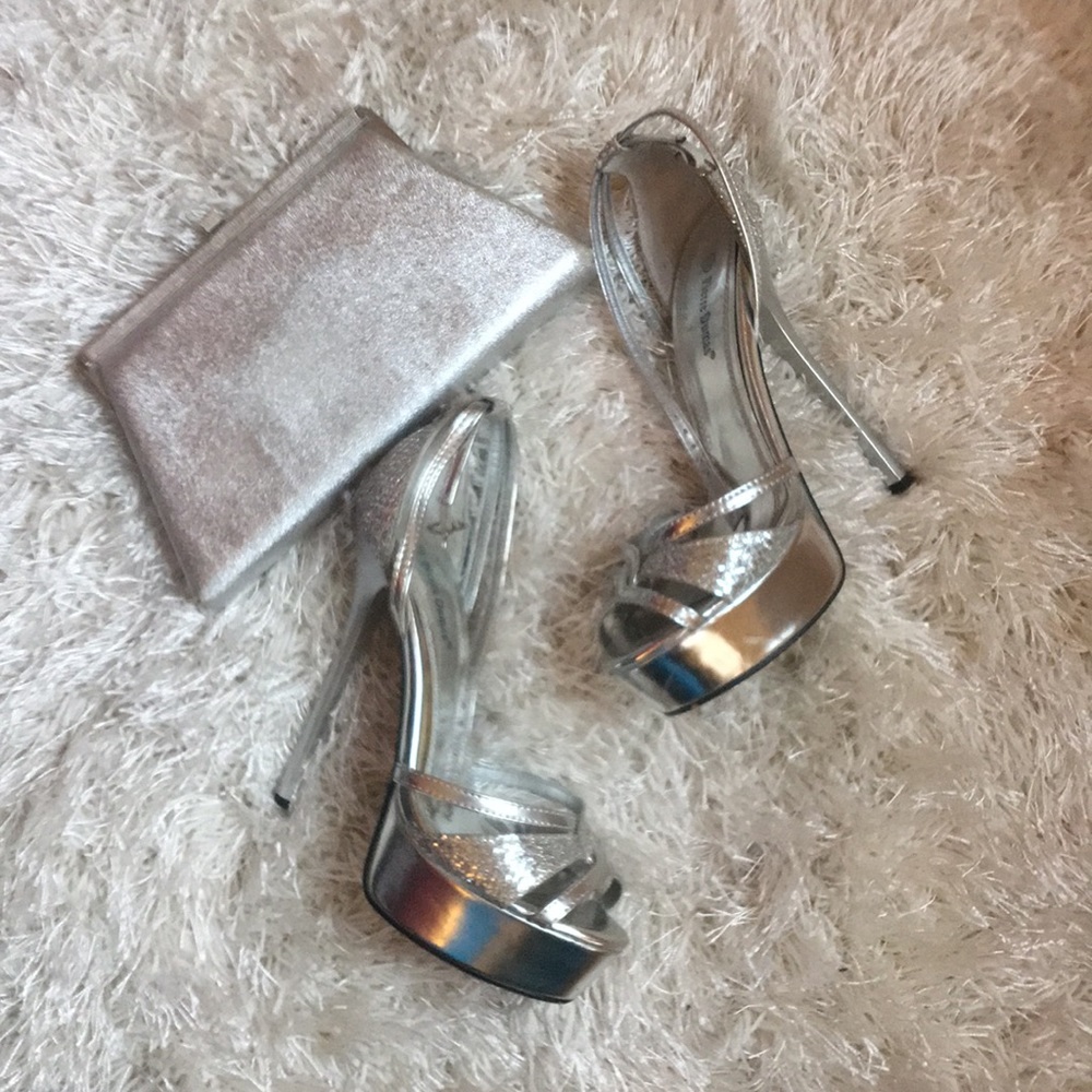 Silver heels